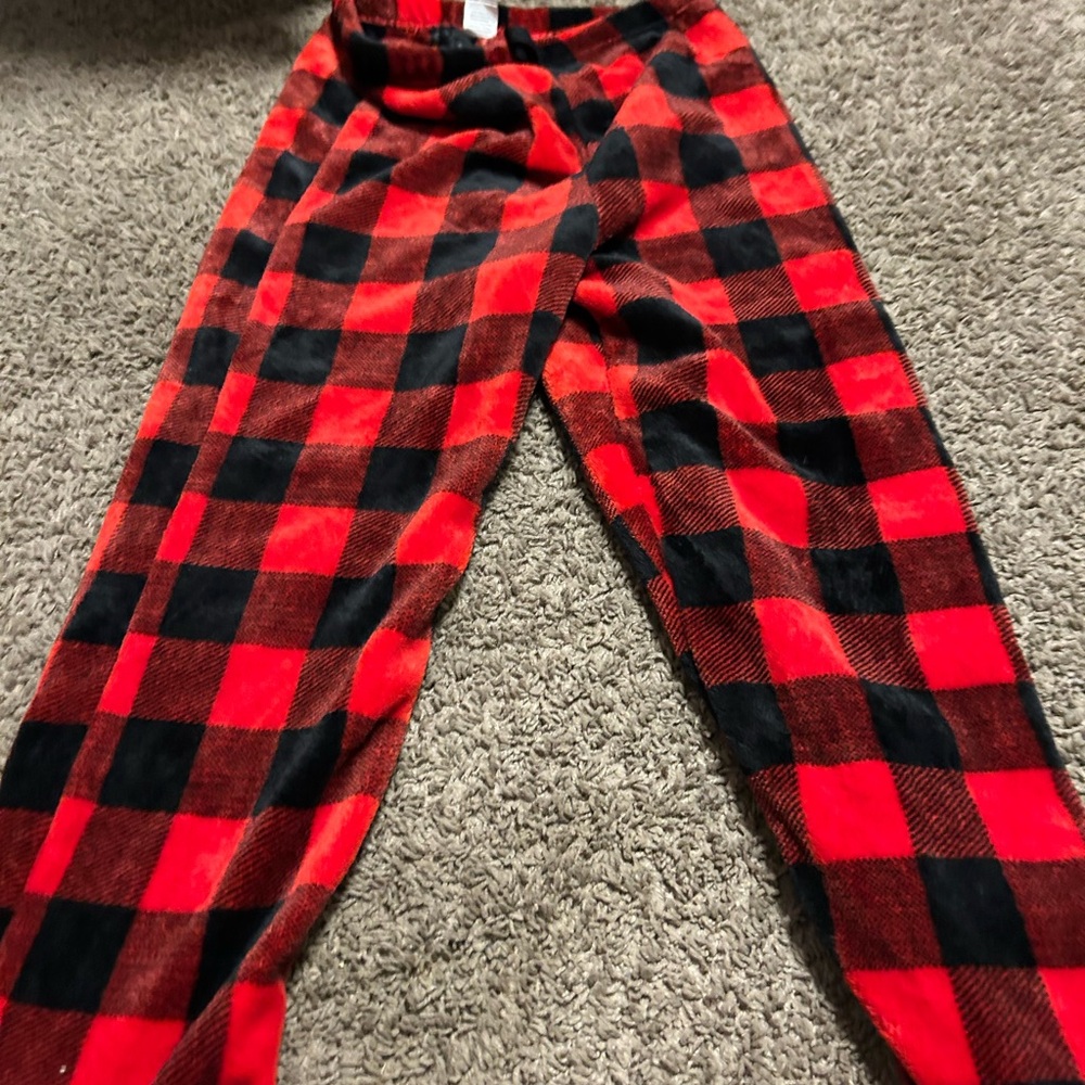 Red and black pjs